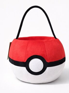 Pokémon Poké Ball Plush Treat Bag - Red & White